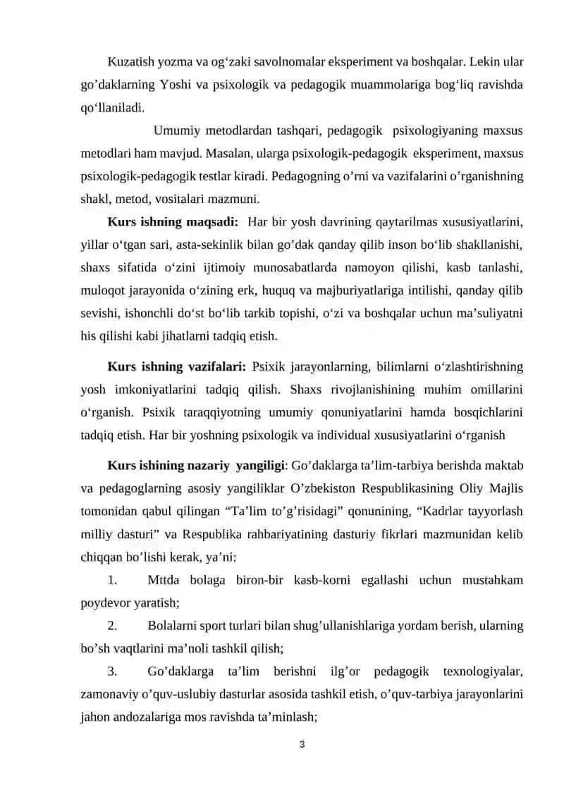 Chaqaloqlik va go’daklik davrining psixologik xususiyatlari 3
