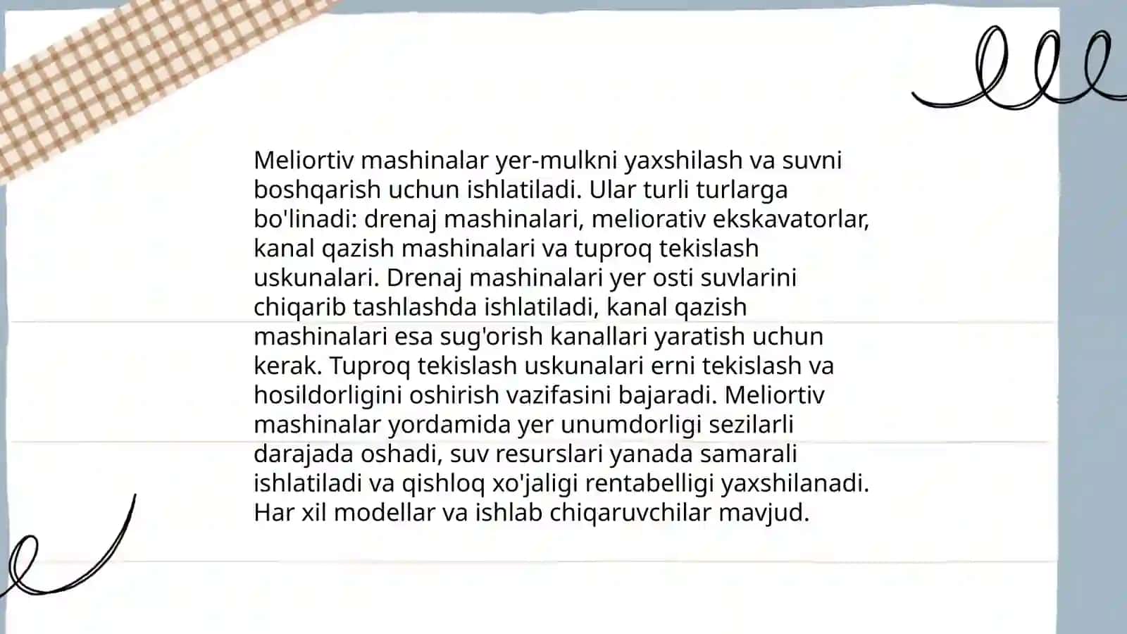 Meliortiv mashinalar 3