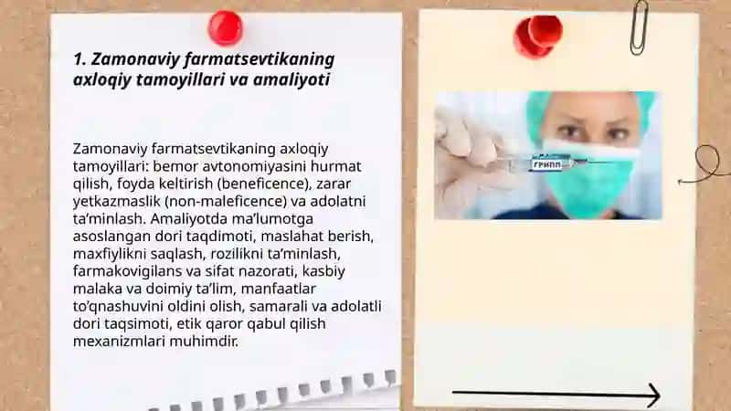 Zamonaviy farmatsiya sohasida axloqiy muammolar 3