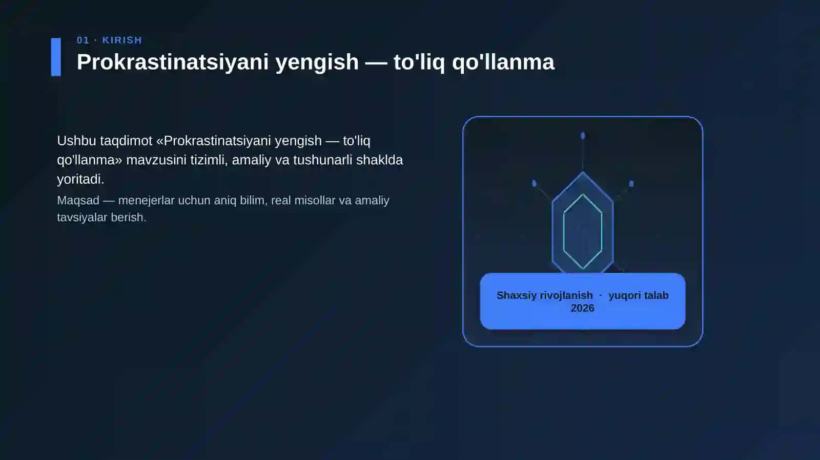 Prokrastinatsiyani yengish — to'liq qo'llanma 3