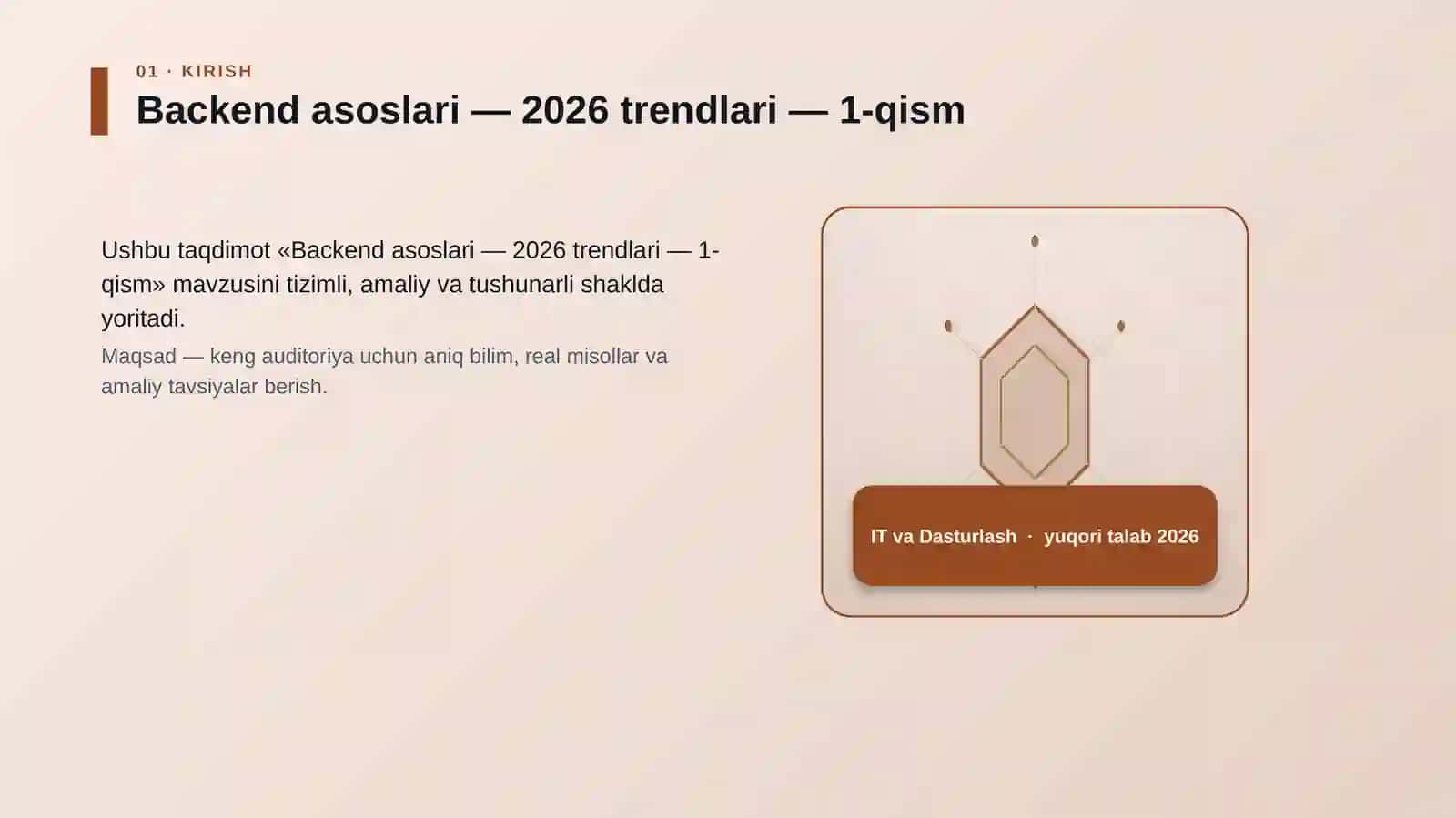 Backend asoslari — 2026 trendlari — 1-qism 3