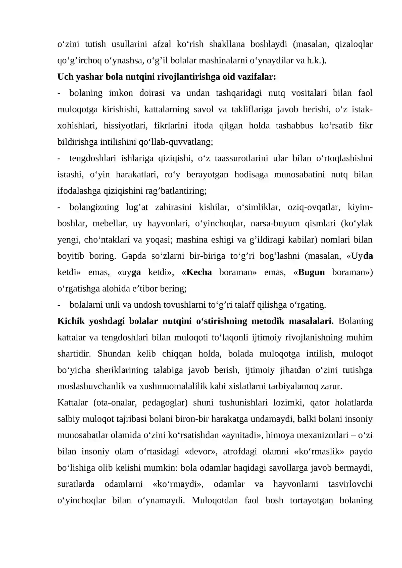 Maktabgacha ta’lim tashkilotlarida kichik o‘rta katta yoshdagi bolalarning nutqini o‘stirish metodlari va vositalari 3