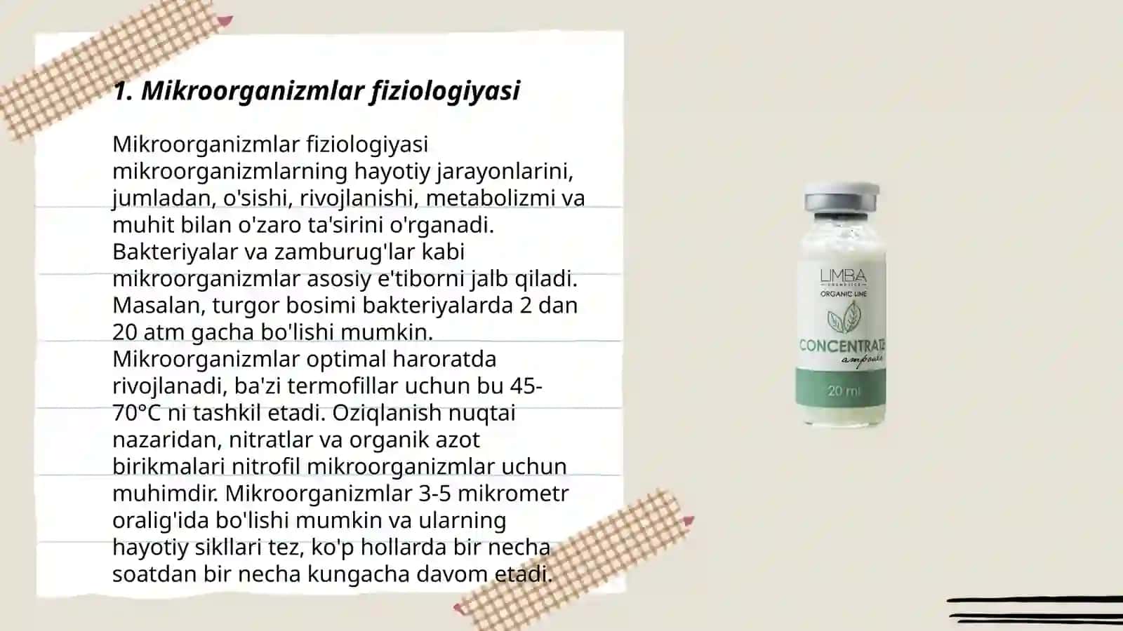 Mikroorganizmlar fiziologiyasi 3