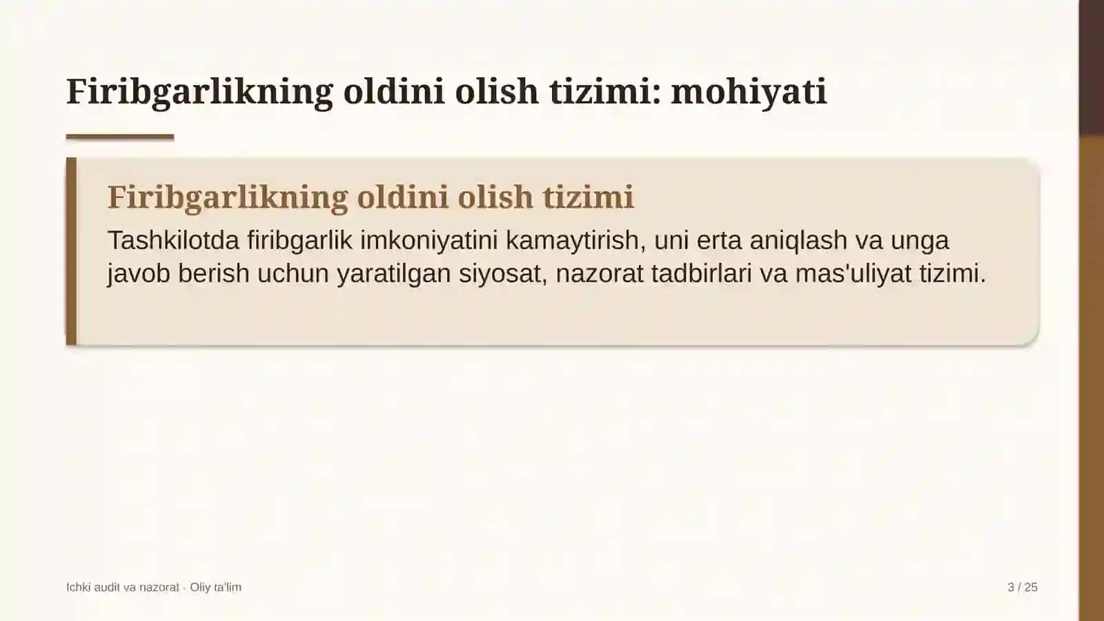 Auditorlik tashkilotlarida firibgarlikning oldini olish tizimi 3