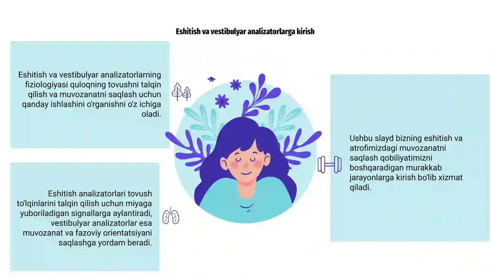 Eshituv va vestibulyar analizatorlar fizialogiyasi 3