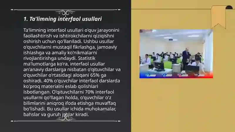 Ta'limning interfaol usullari 3
