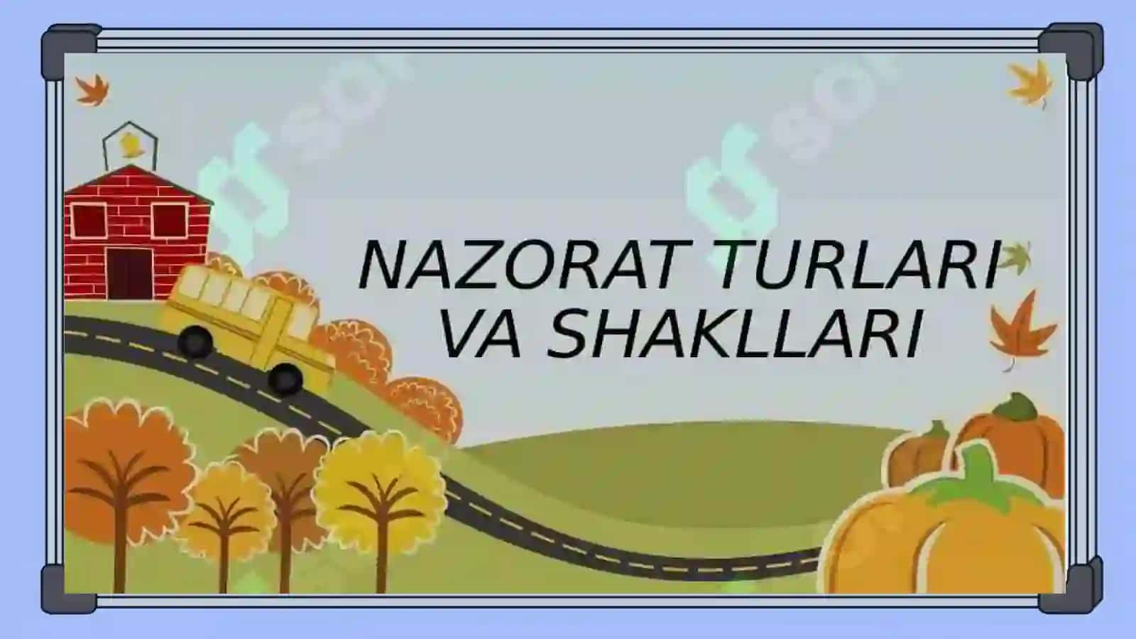 Nazoratturlari,shakllarivametodlari 3