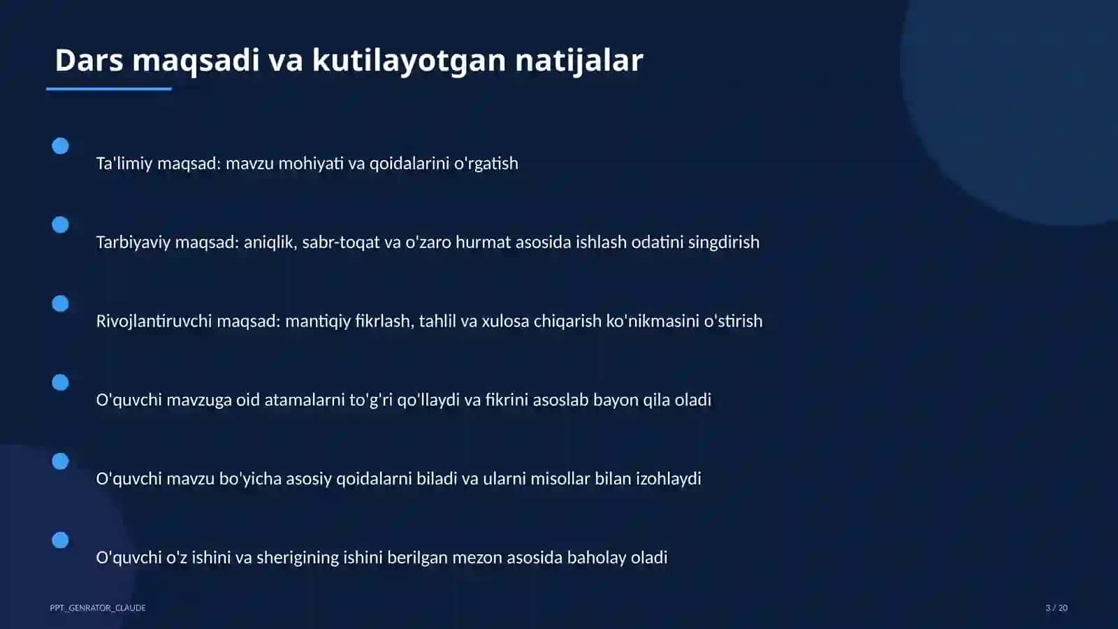 Yog'ochga ishlov berish asoslari (5-sinf) 3