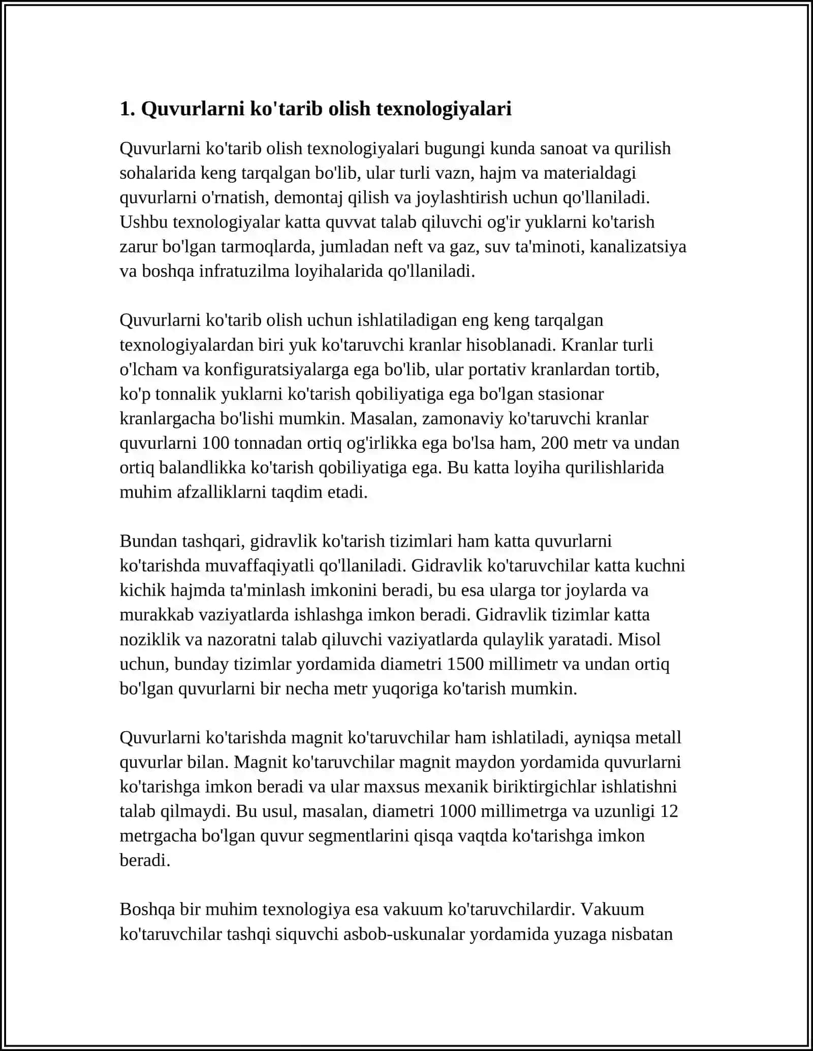 Quduq ichida uzilib qolgan nasos kompressor quvurlarini ko'tarib olish 3