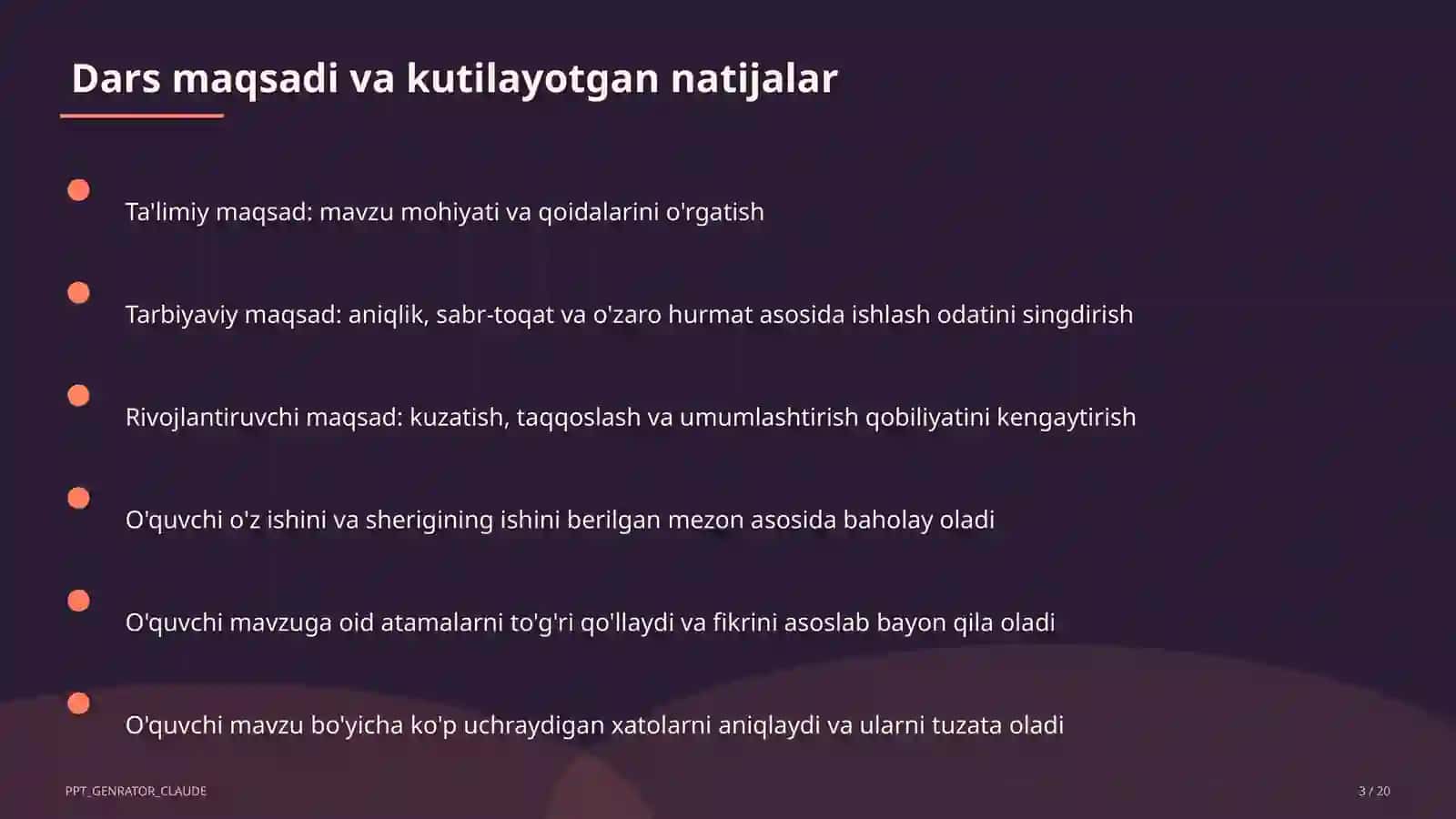 Dolzarb mavzular — maktab va o'qituvchilar 3