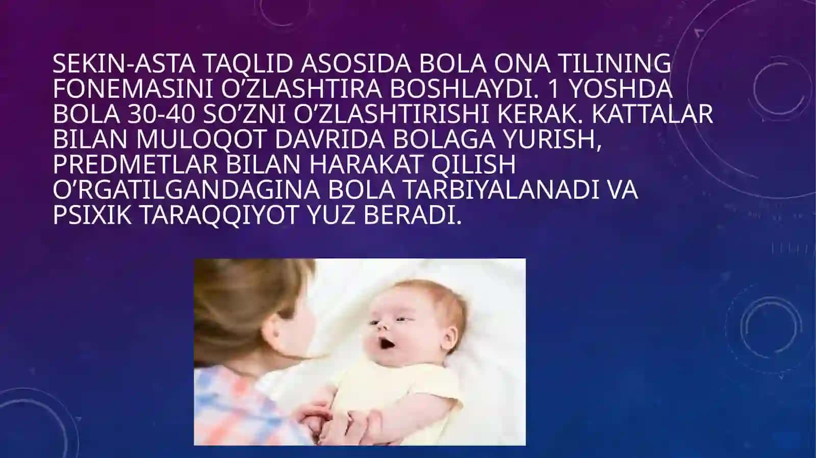 BOLALAR TILINING ILK RIVOJLANISH DAVRI 3