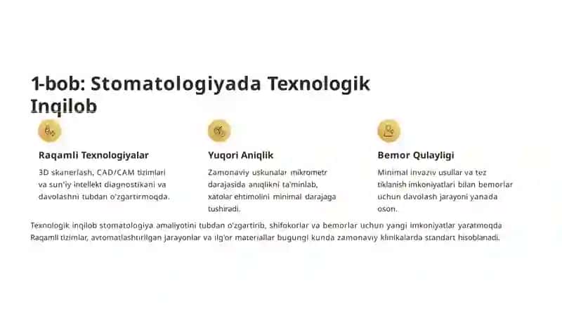Zamonaviy Stomatologik Asbob-Uskunalar: Innovatsiyalar va Amaliyot 3