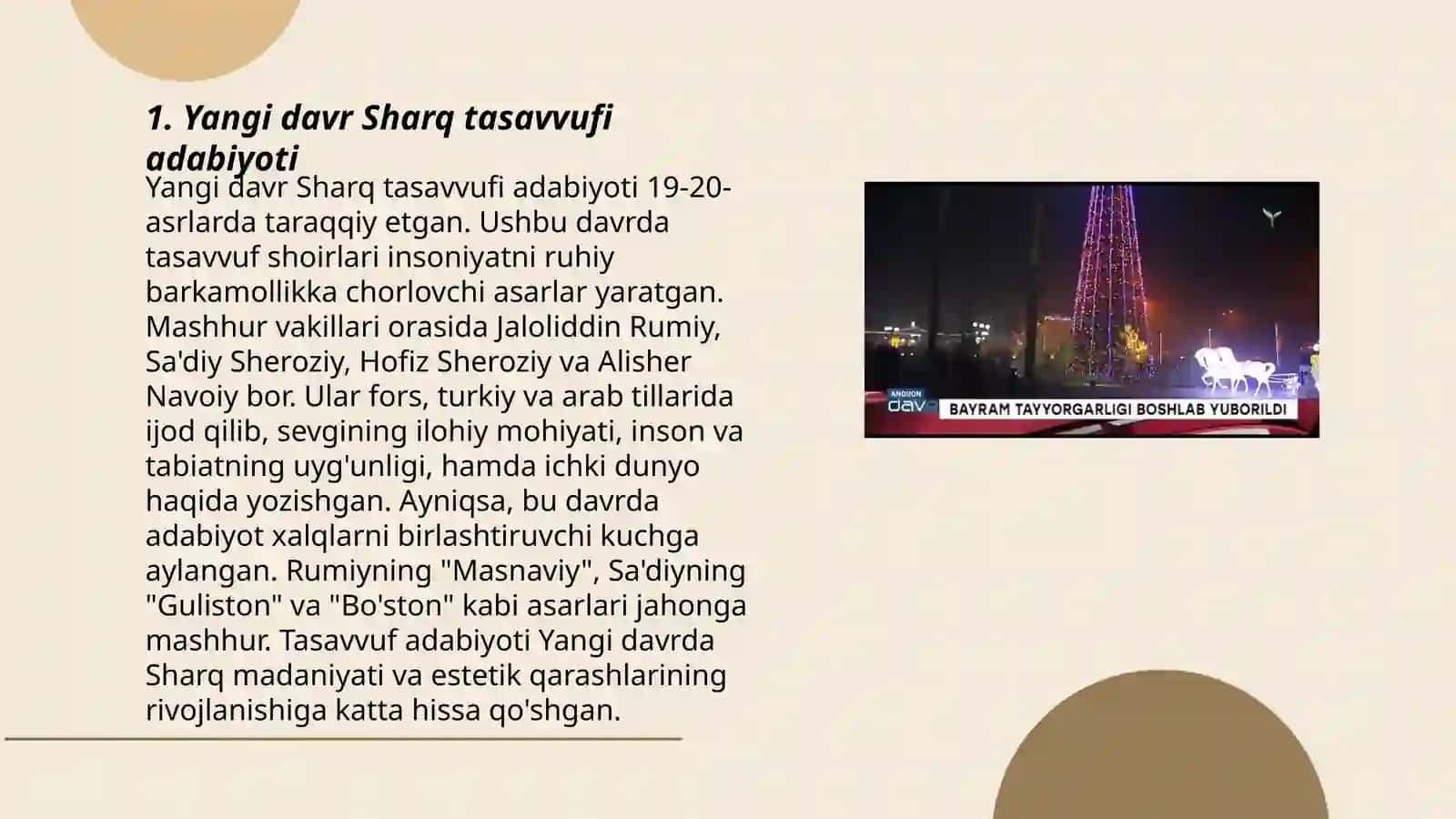 Yangi davr Sharq tasavvufi adabiyoti 3