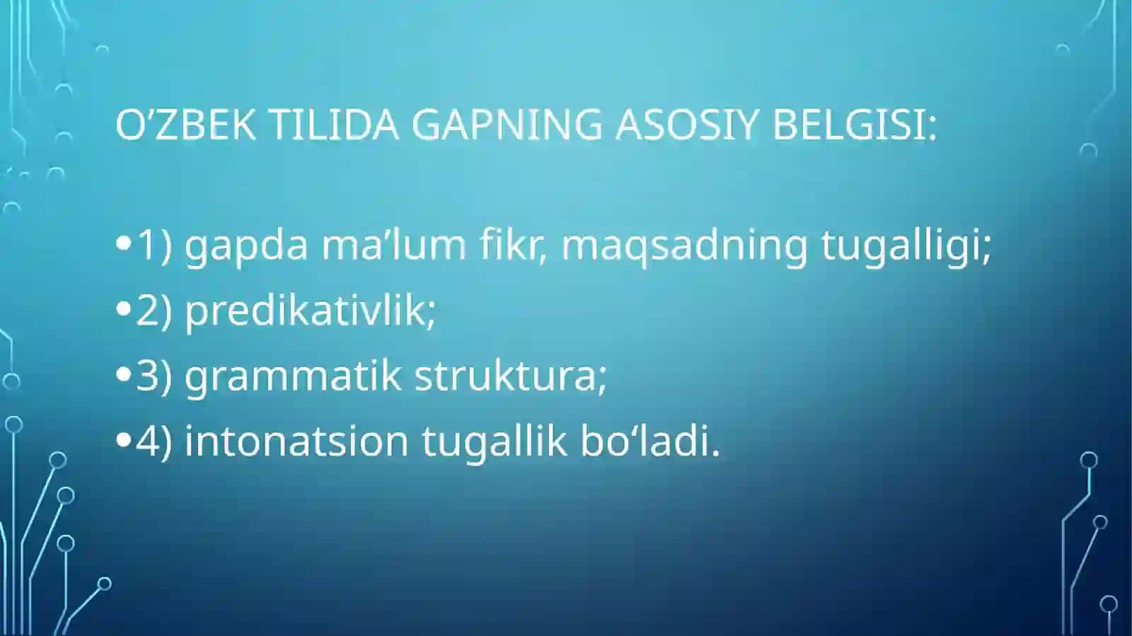 Sodda gap va uning turlari 3