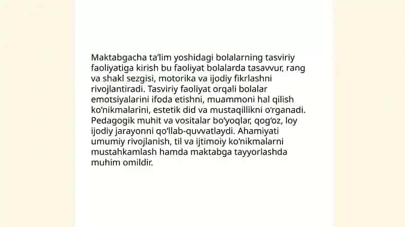 Maktabgacha taʼlim yoshidagi bolalarning tasviriy faoliyati 3
