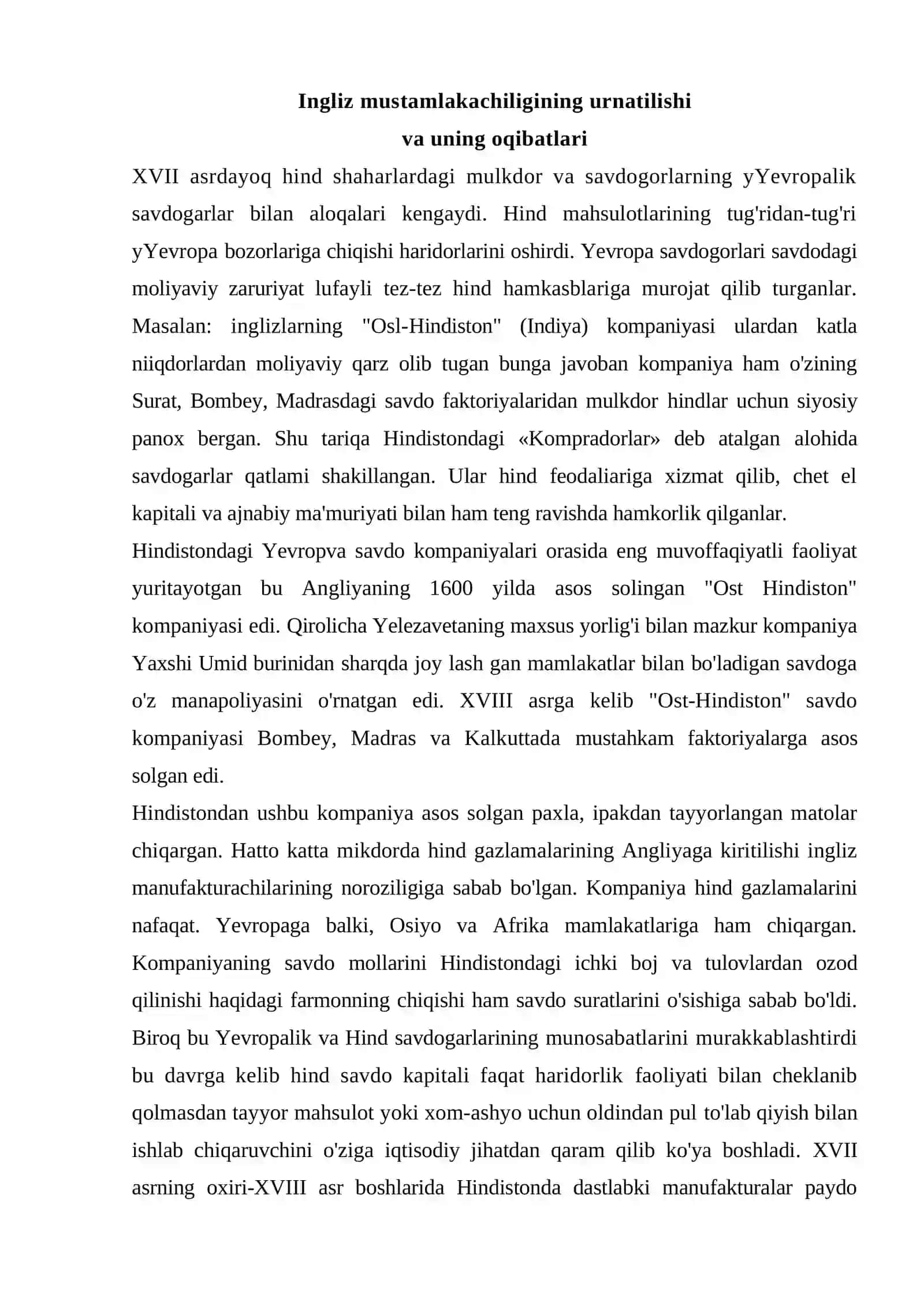 HINDISTONNI BOSIB OLISHNING TUGALLANISHI 3