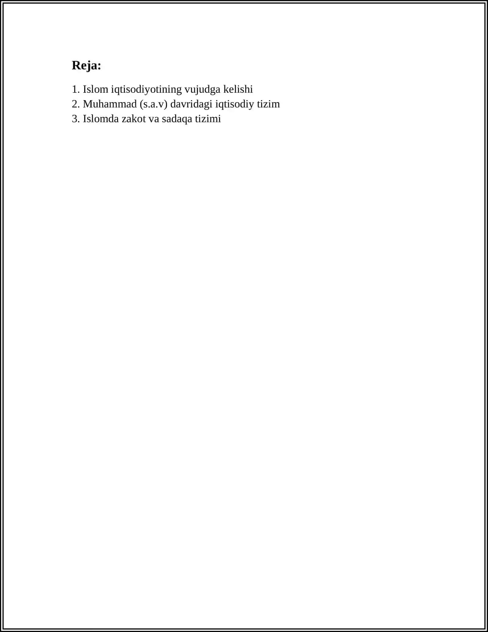 ISLOM IQTISODIYOT TARIXI 3