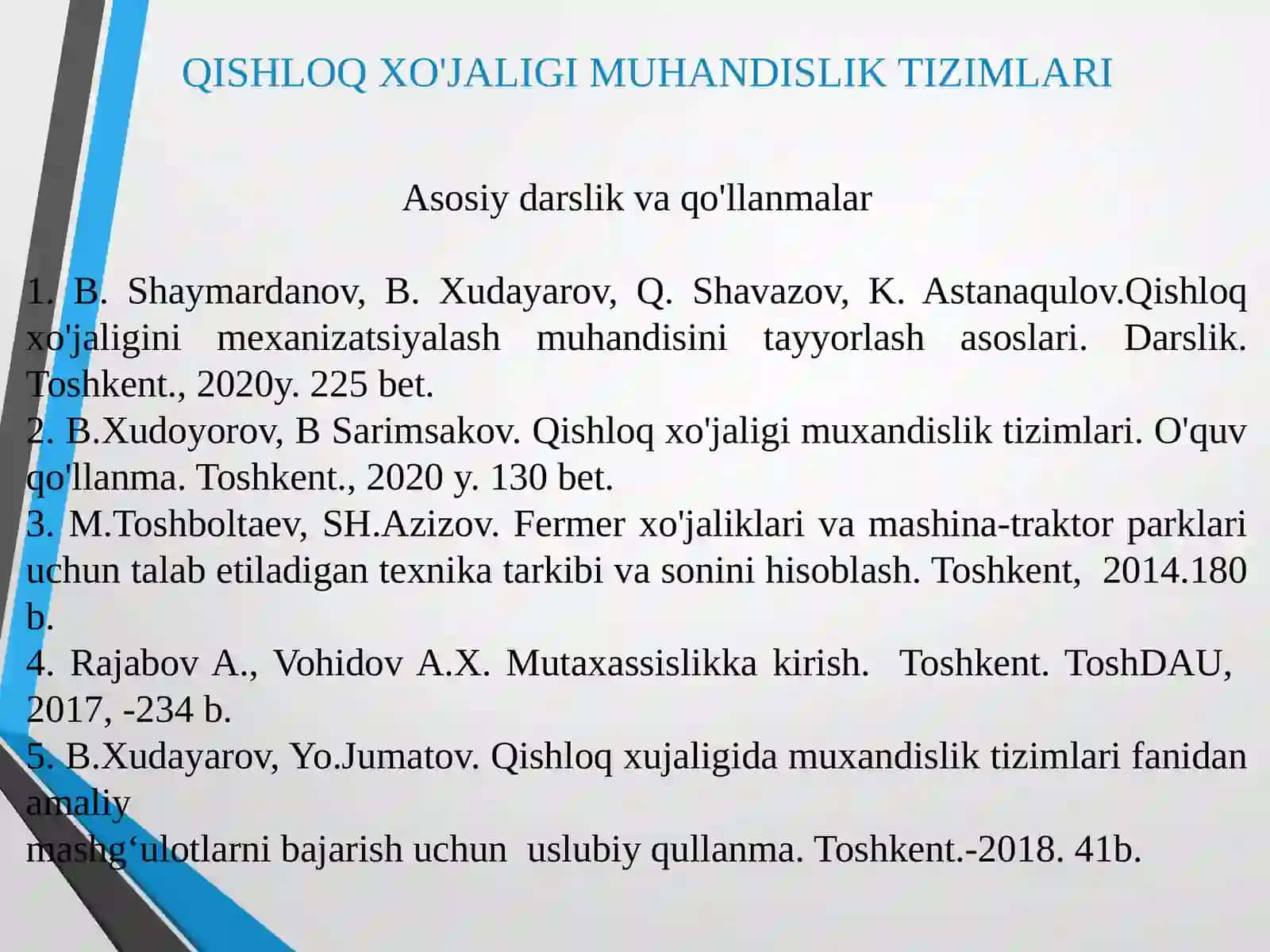 1-MA'RUZA. INSTITUT, fakultet VA KAFEDRALARNING QISQACHA TARIXI VA FAOLIYATI 3