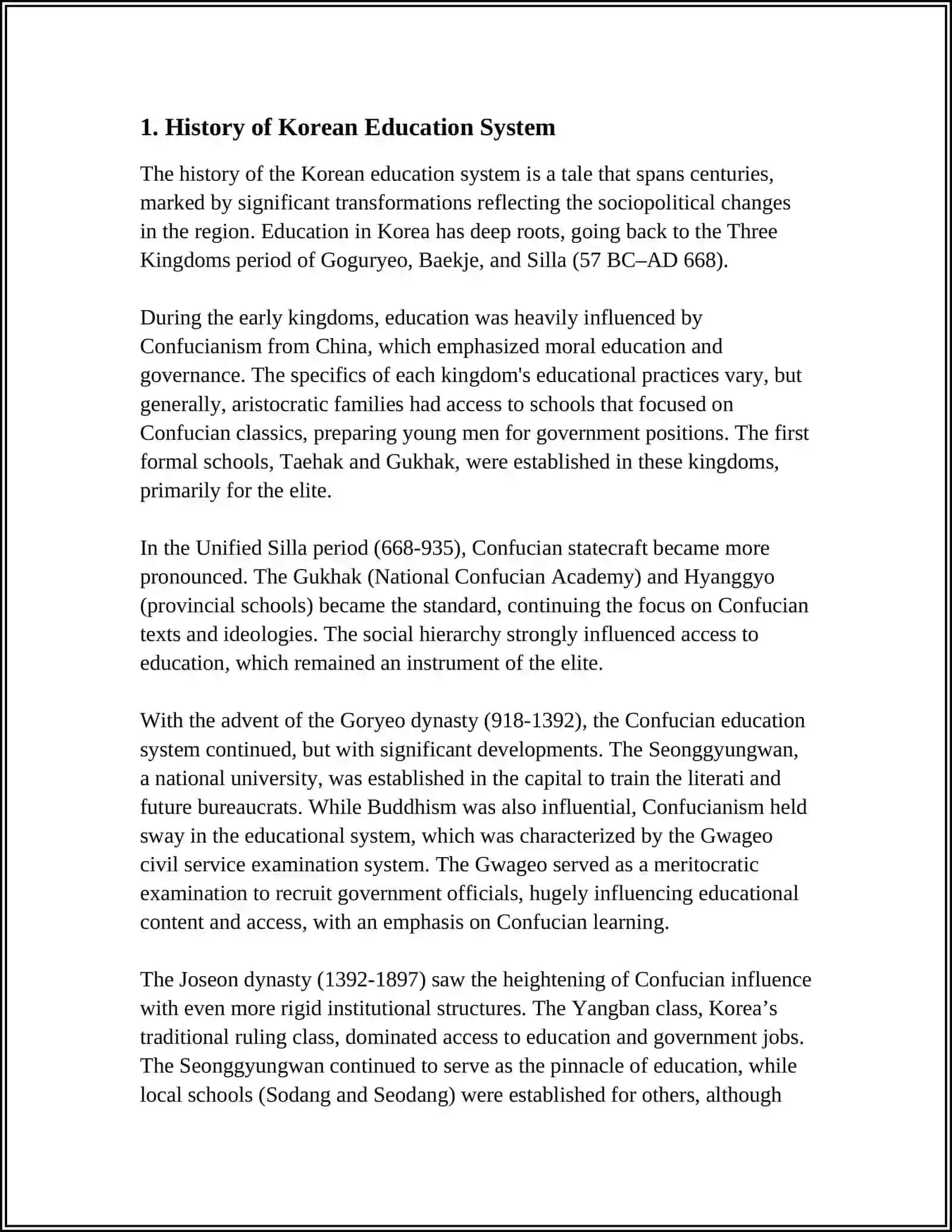 KOREAN EDUCATION 3