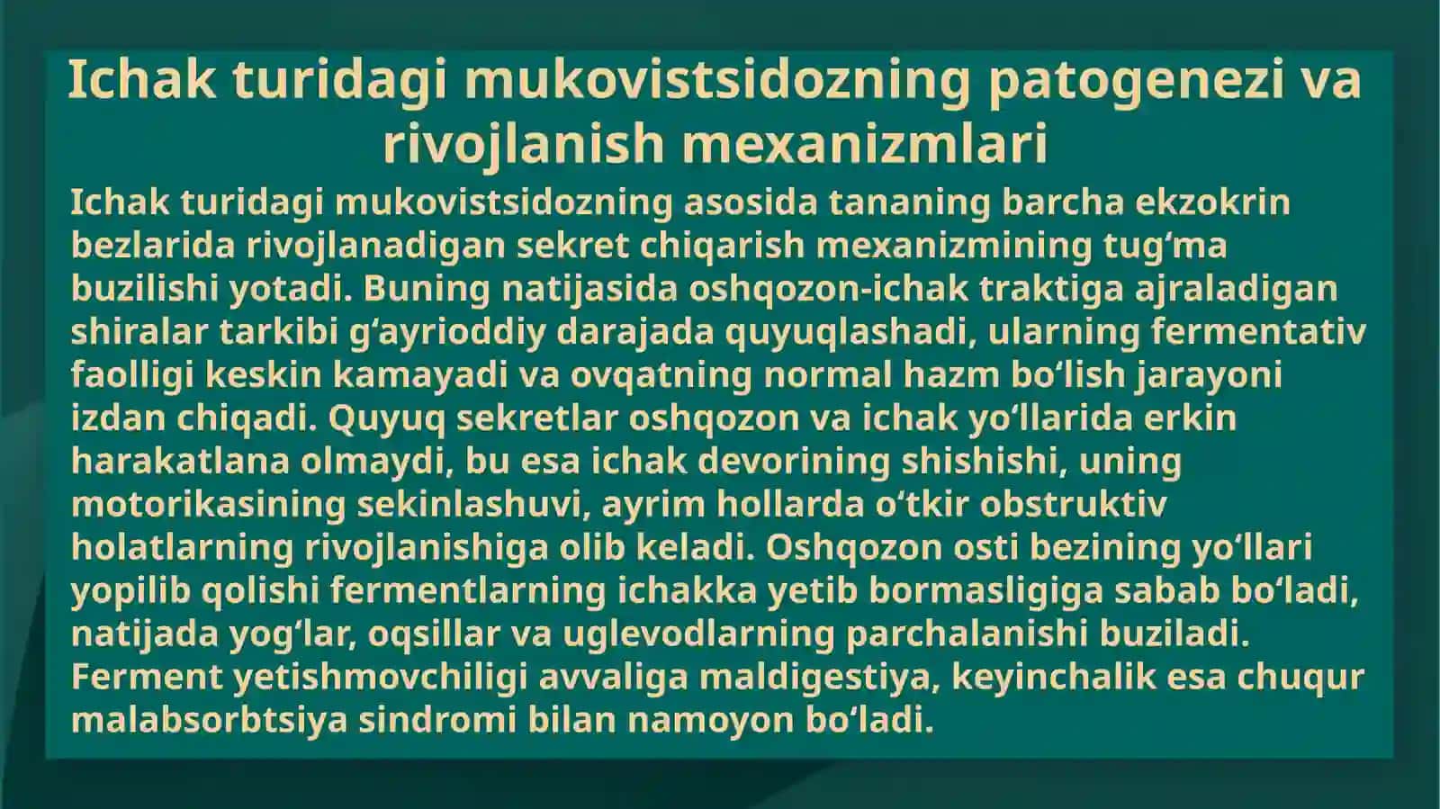 Mukovitsidoz (ichakturi) 3