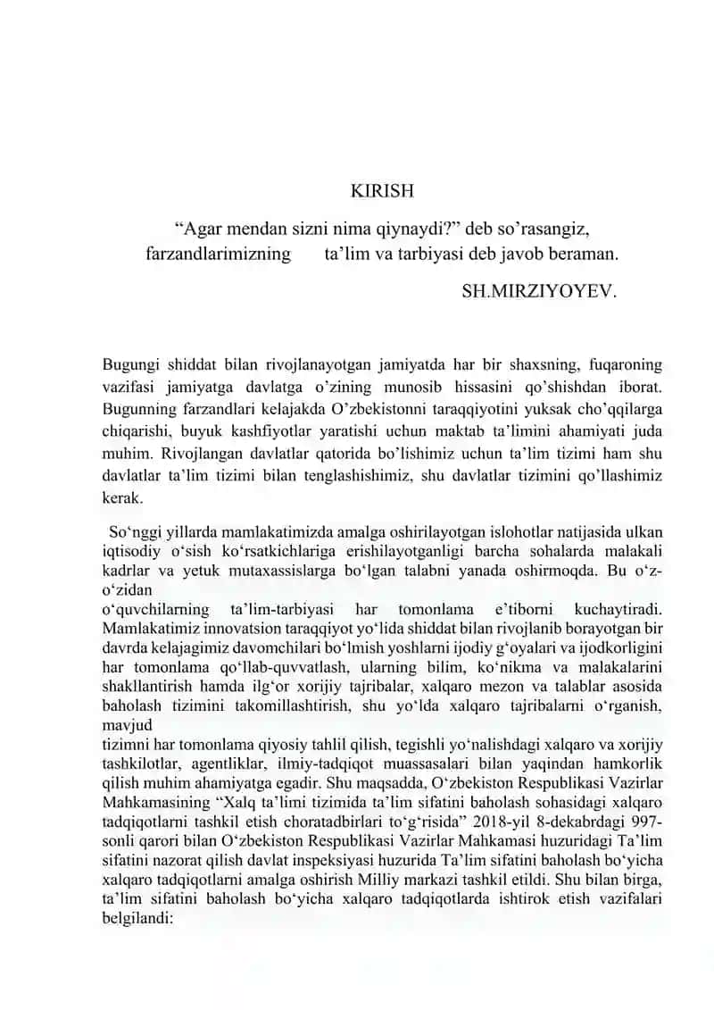 PISA xalqaro tadqiqotlari 3