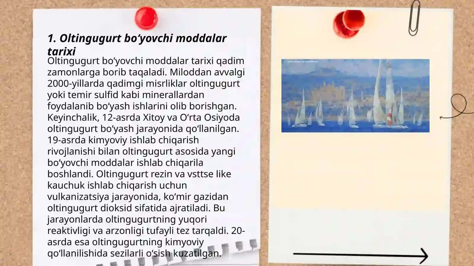 Oltingugurt boʻyovchi moddalar bilan boʻyash 3