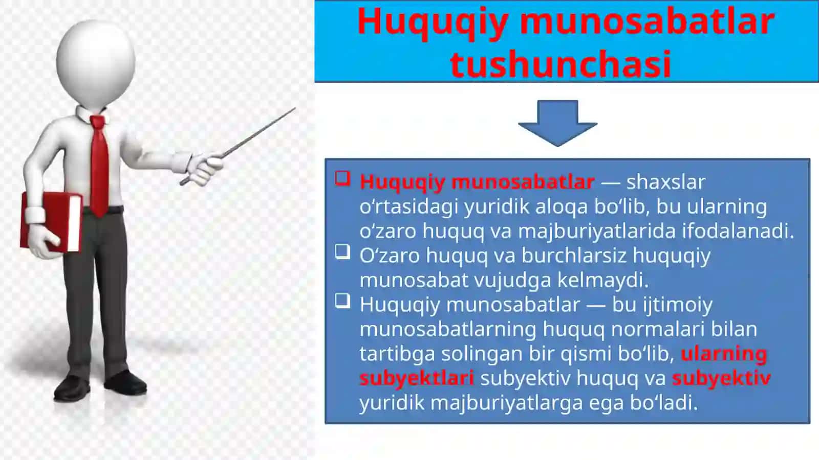 Huquqiy munosabatlar 3