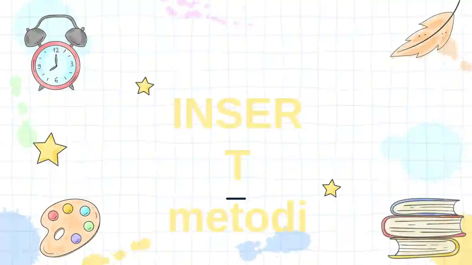 INSERT (Interactive Noting System for Effective Reading and Thinking) metod 3