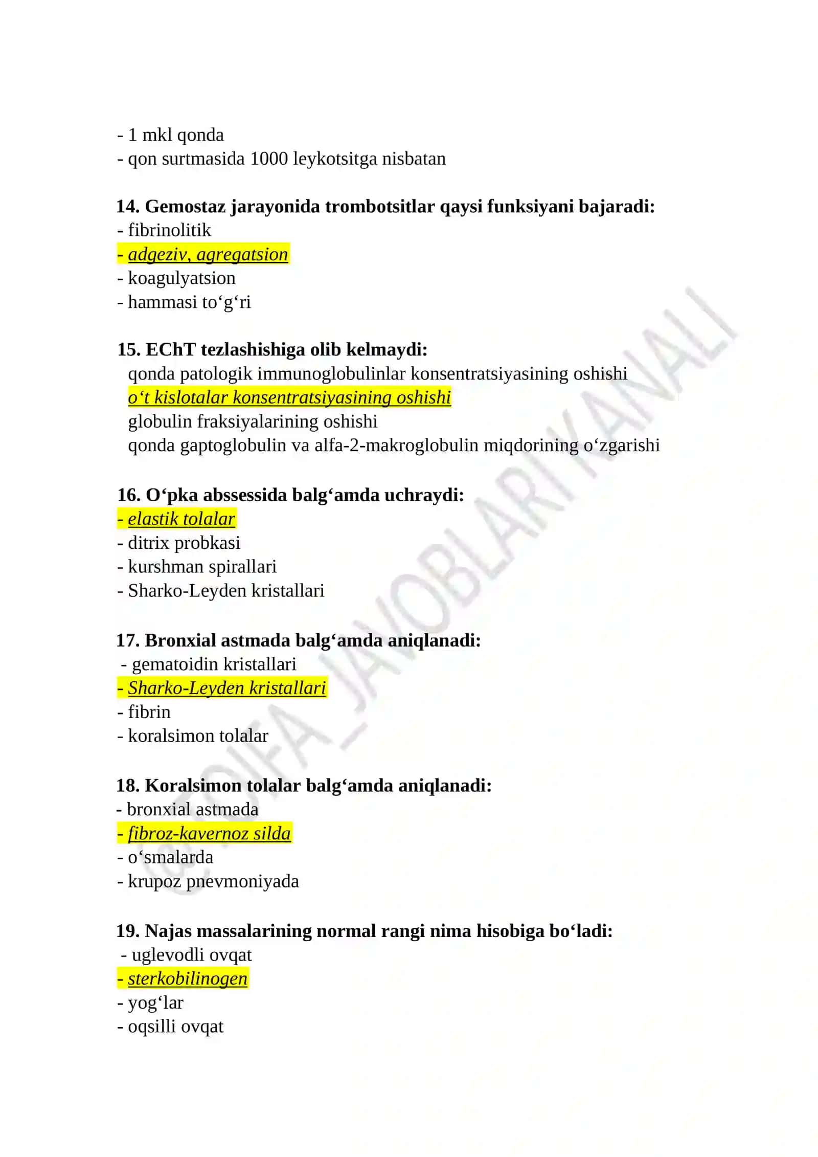 KLINIK LABORATORIYA TEST ARGOS 3