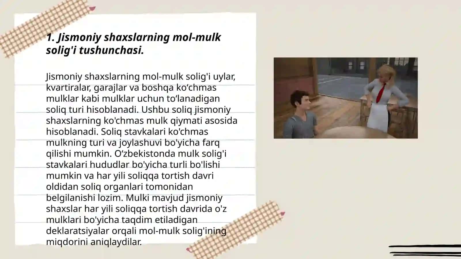 Jismoniy shaxslardan olinadigan mol-mulk solig'ining o'ziga xos jixatlari 3