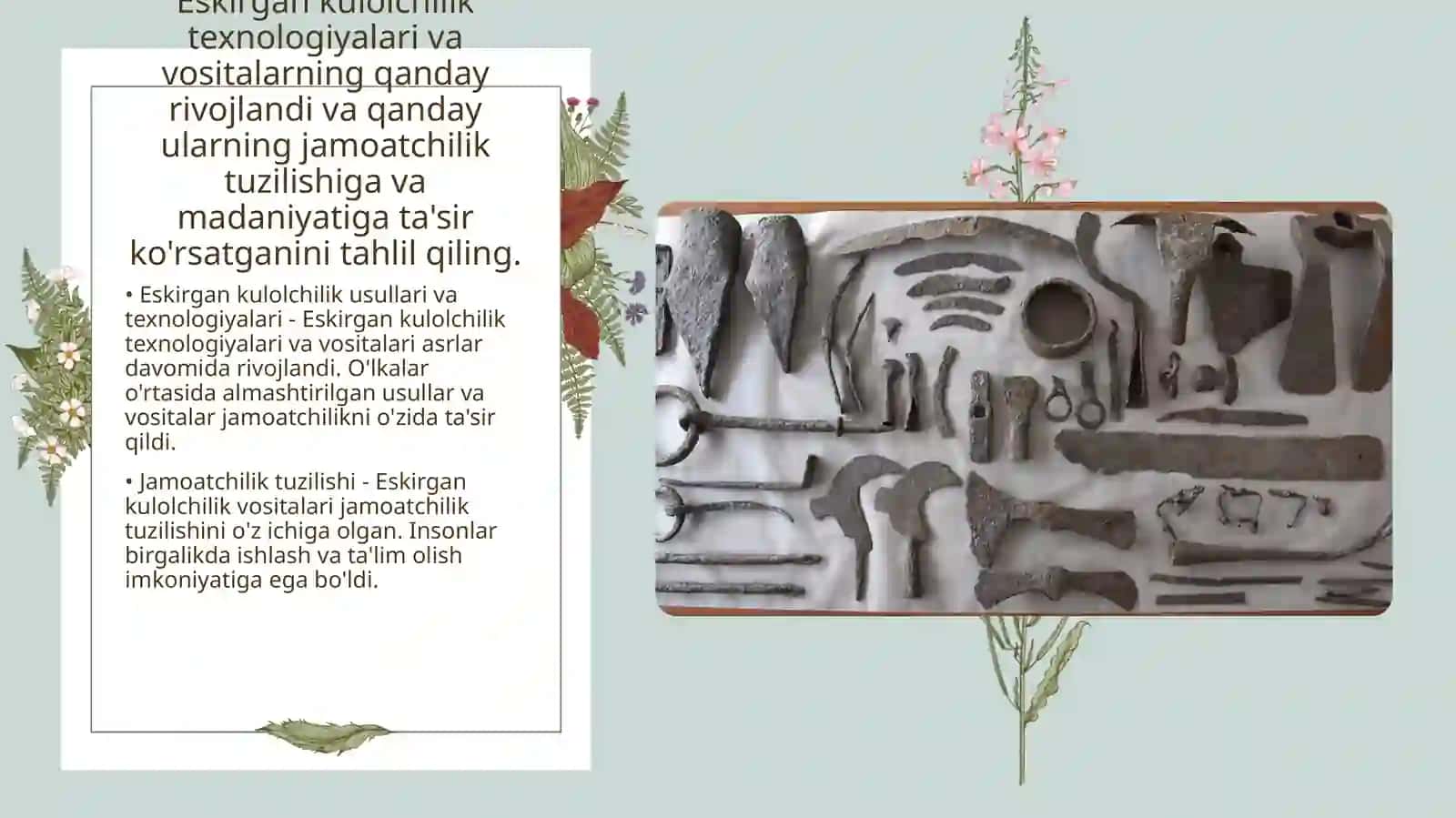 Kulolchilikning tarixiy evolyutsiyasi 3