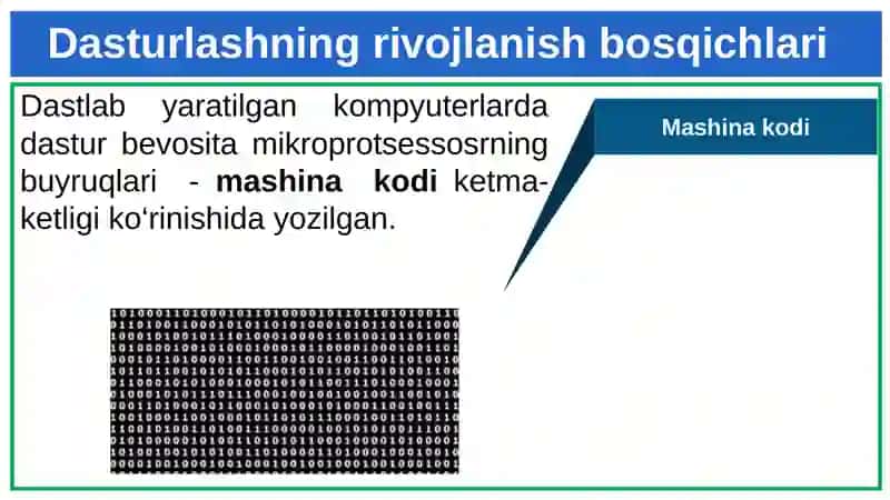 Zamonaviy dasturlash tillari 3