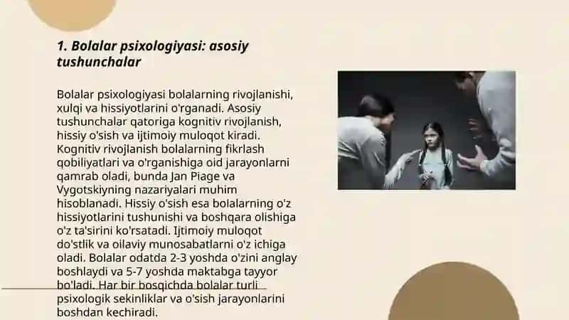 Tarbiyachilar bolalar va ota-onalarga psixologik ijtimoiy yordam 3