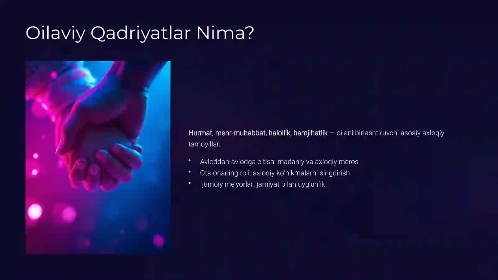 Sog‘lom Oila Muhitini Shakllantirishda Qadriyatlarning Roli 3