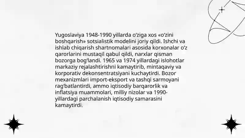 Bоzоr iqtisоdiyоtigа muxоlif sоtsiаlistikyo‘nаlish mоhiyаti vа uning tаrixiy tаqdiri 3