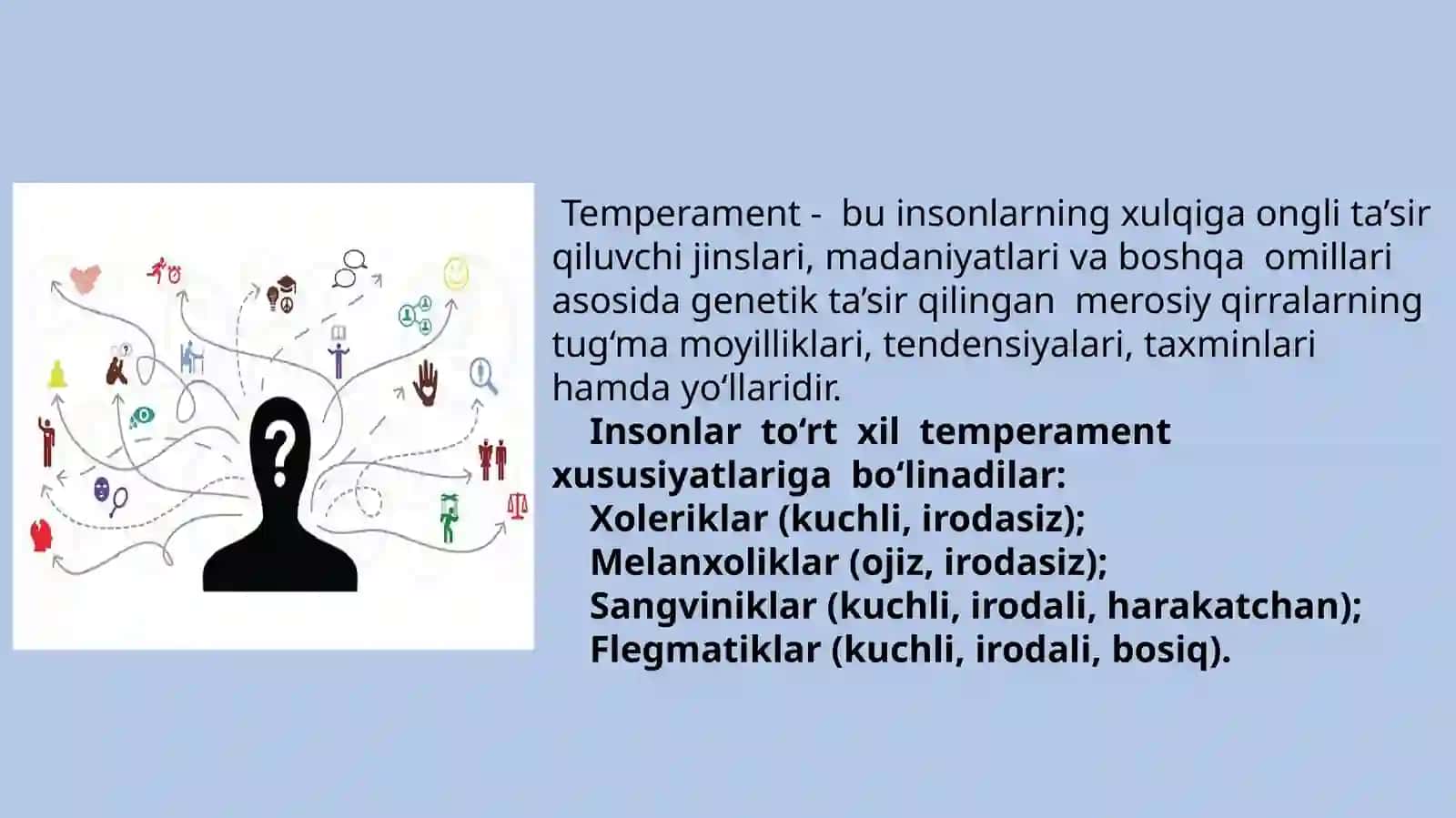 Temperament.Xarakter 3