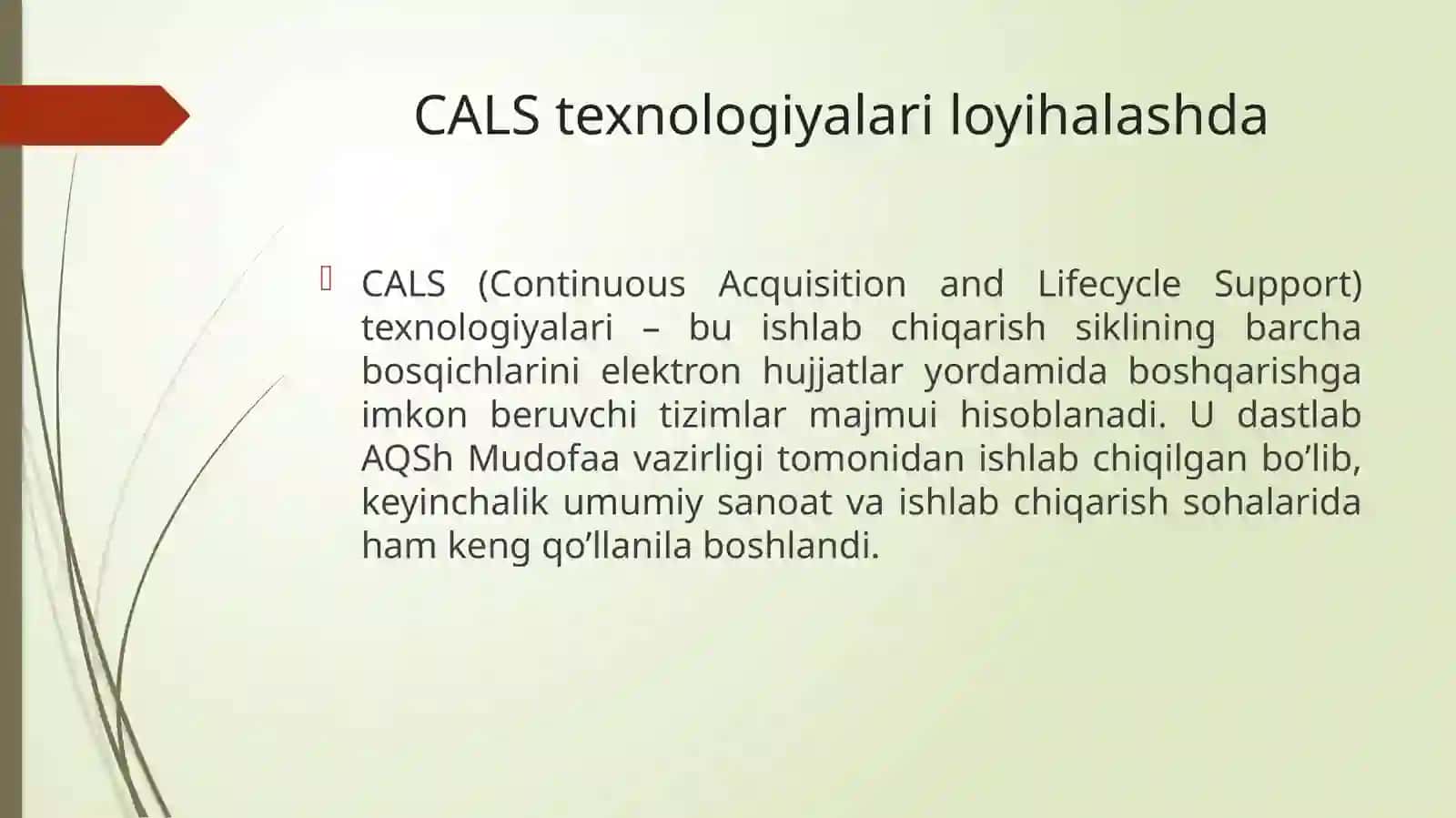 CALS texnologiyalari 3