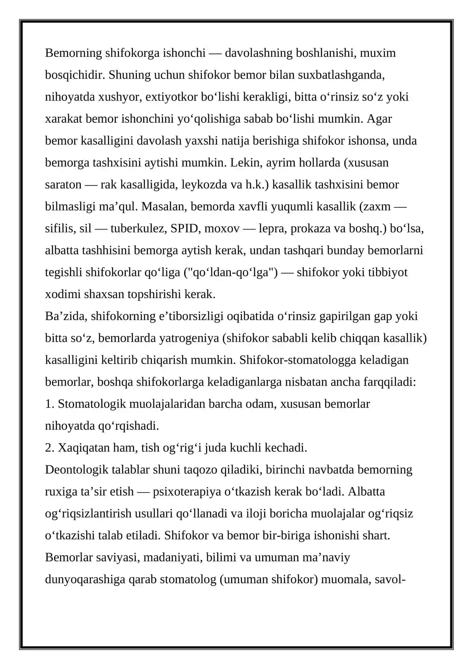 PSIXIATRIYADA DEONTOLOGIYA MASALASI 3