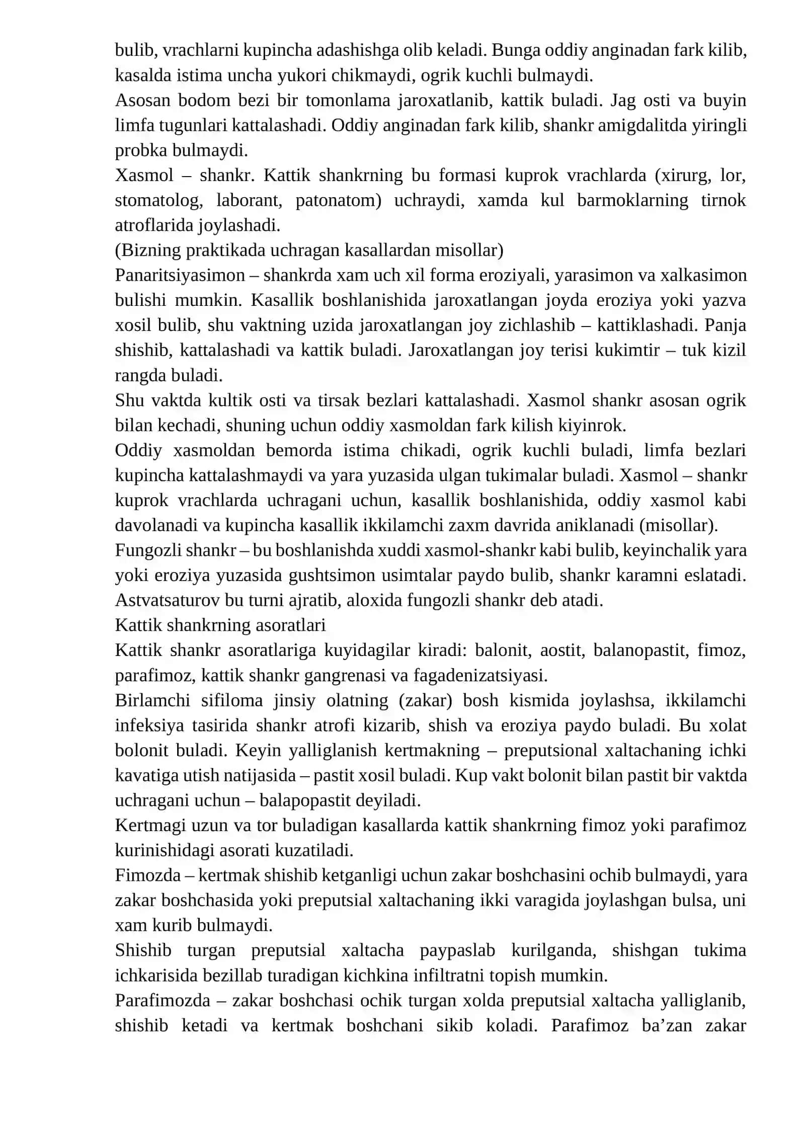 Zaxmning birlamchi davri, kattik shankr 3