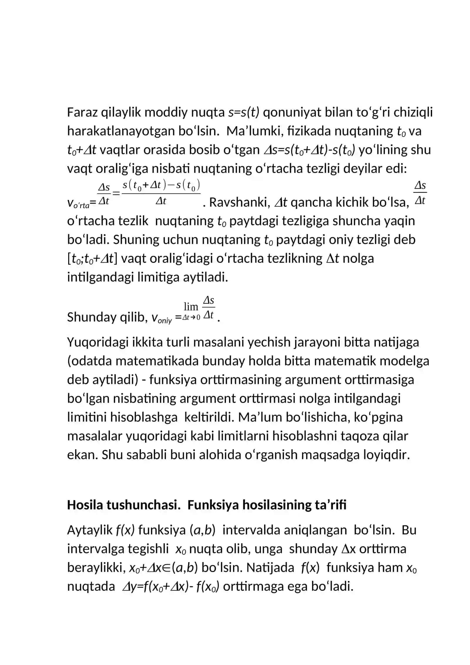 Parametrik tenglama bilan berilgan chiziq urinmasi va normali tenglamalari 3