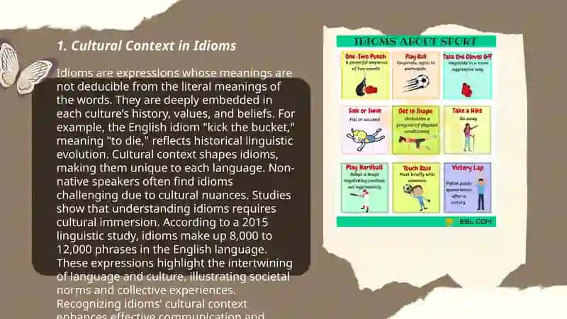 Translating idioms 3