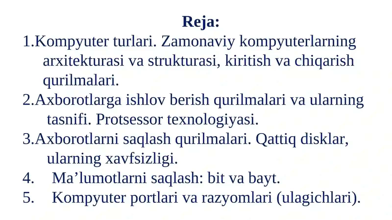 Zamonaviy axborot va kommunikatsiya texnologiyalari. 3