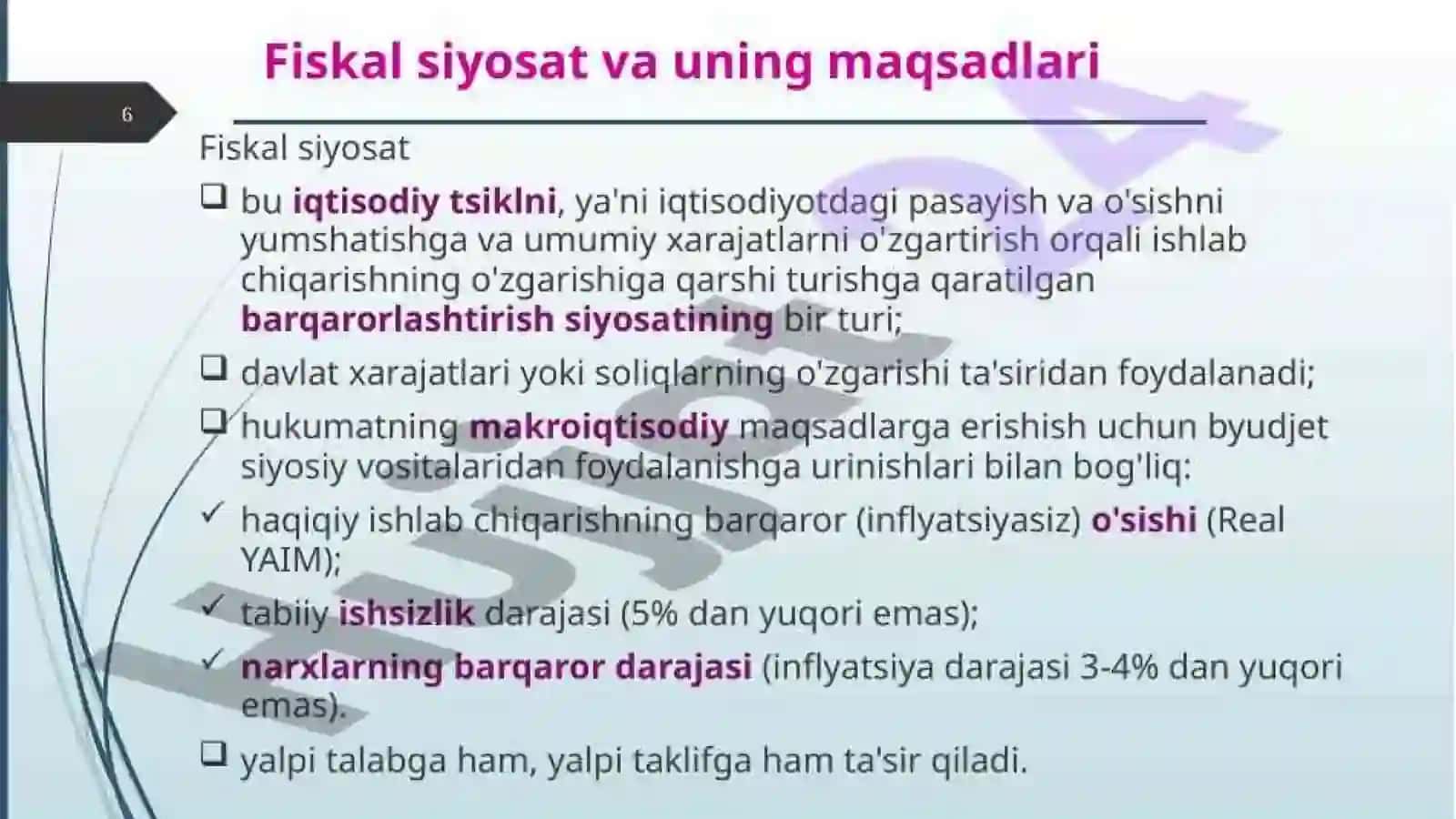 Fiskal siyosati 3