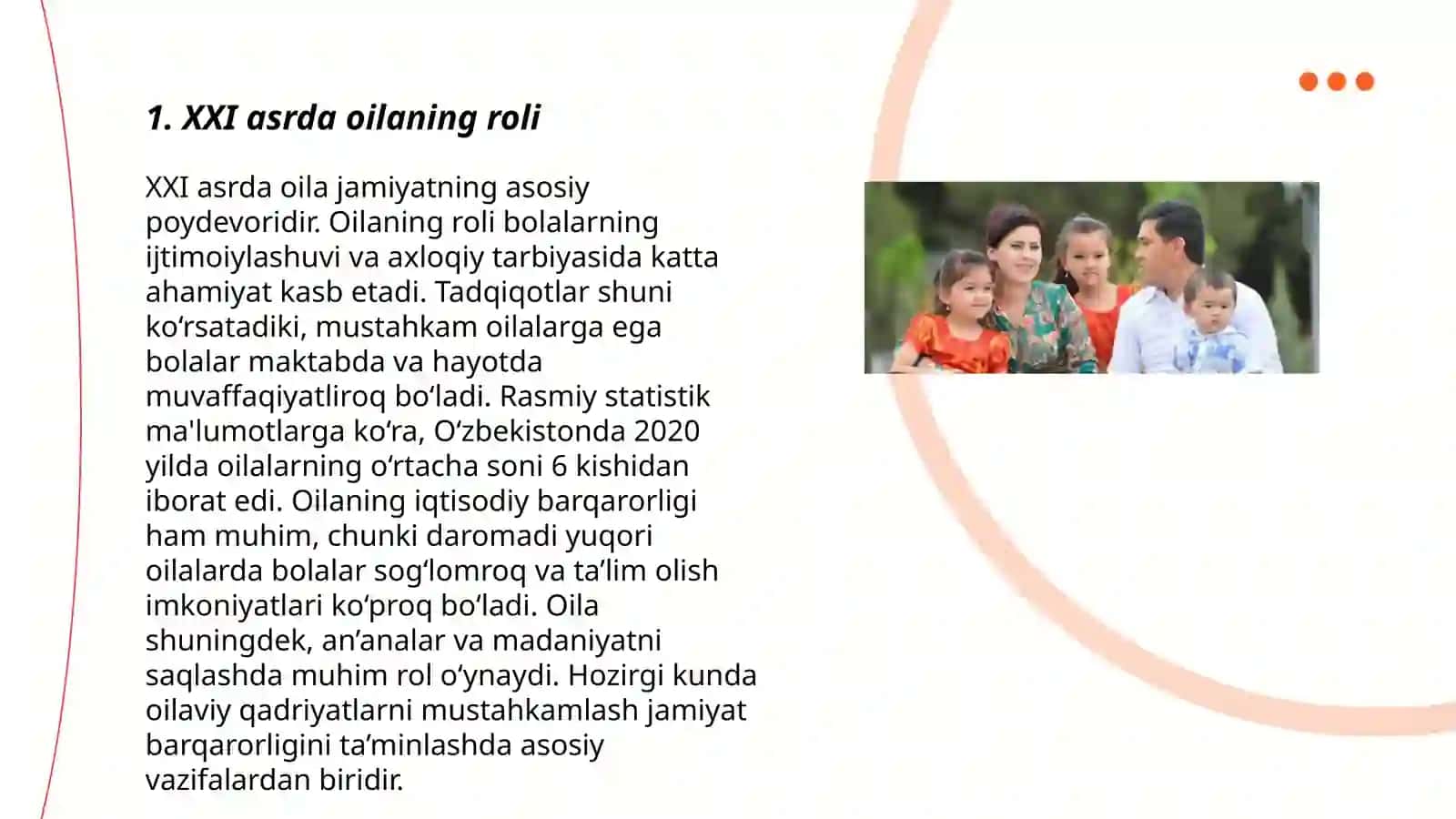 XXI asr oilasi konseptsiyasining asosiy mazmuni 3