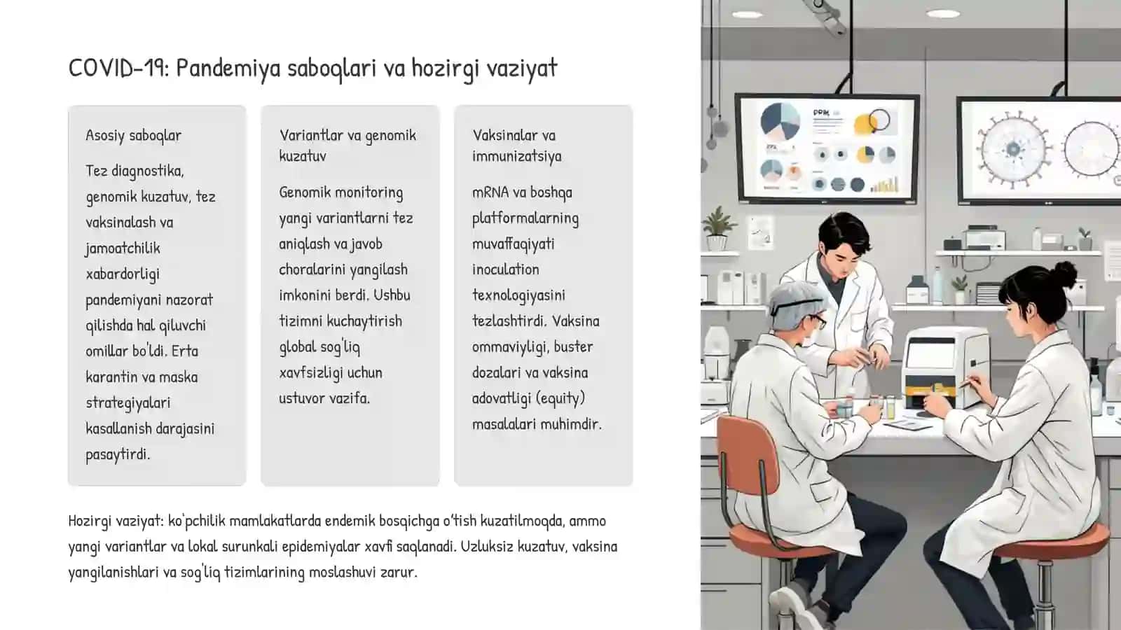 COVID-19, Gripp, Gepatit va OIV/OITS: XXI asr muammolari 3