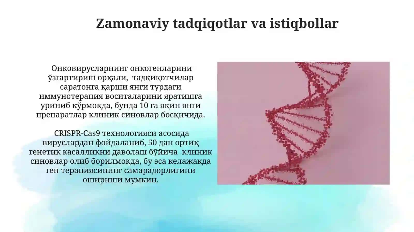 Viruslarning gen injineriyasida qõllanilishi 3