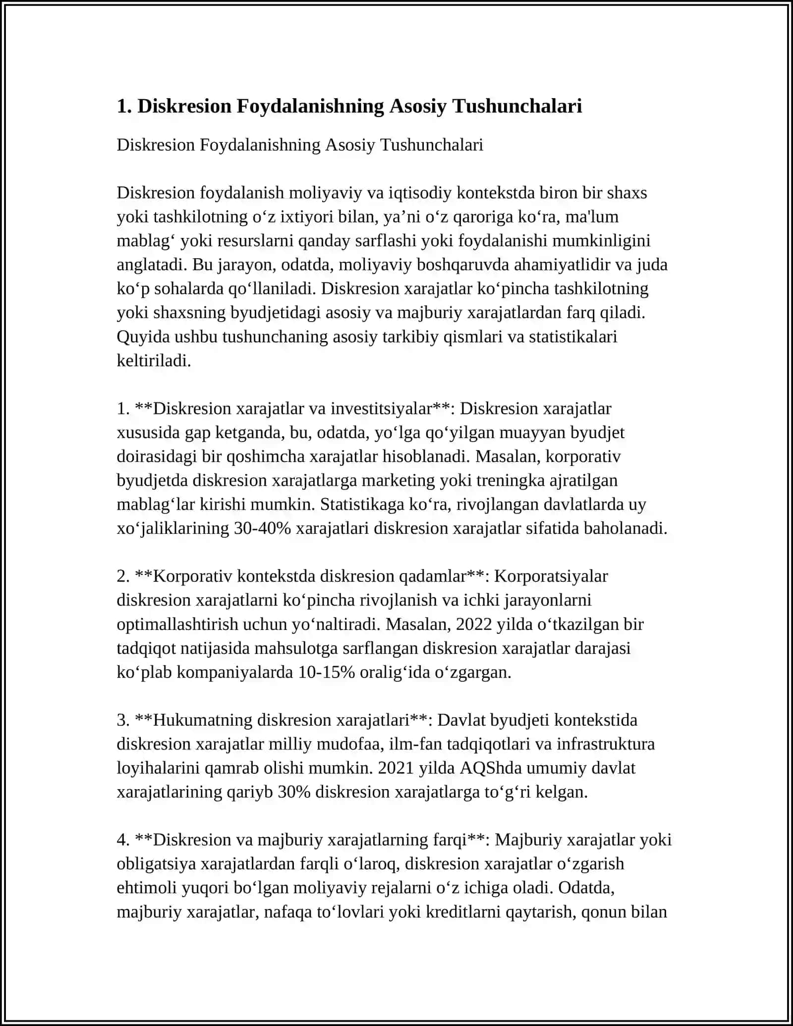 DISKRESION FOYDALANISHNI BOSHQARISH (DAC) 3