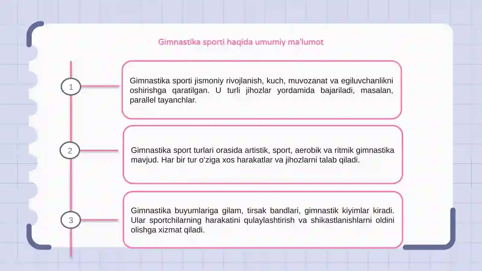Gimnastika sport turlari jihozlari hamda buyumlari 3