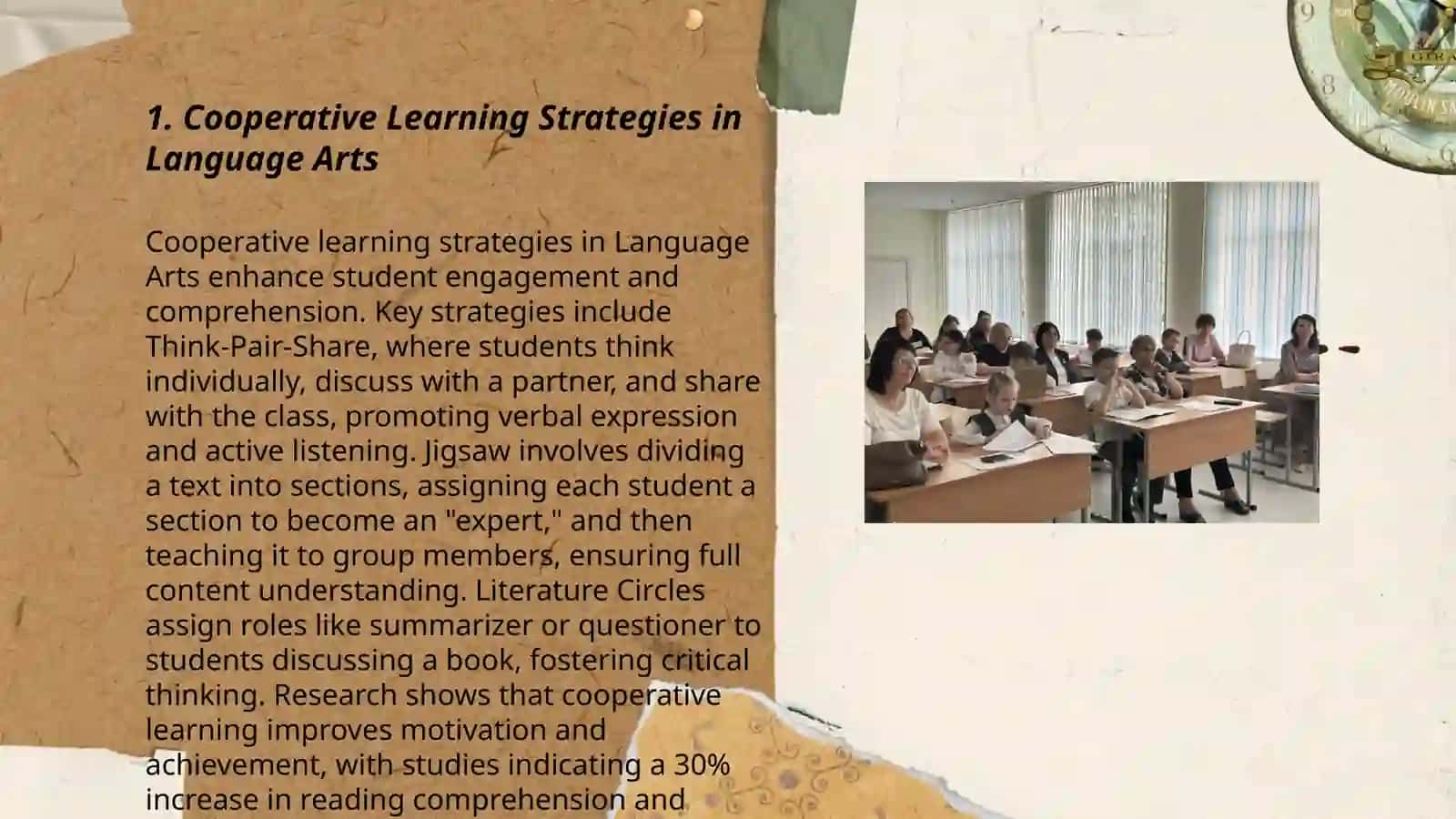 Action Research on Classroom Interventions 3