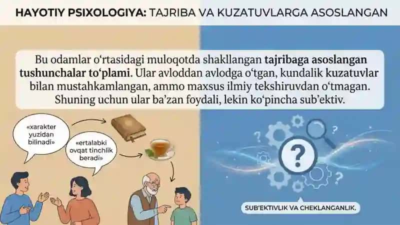 Hayotiy va ilmiy psixologiyaning farqlari 3